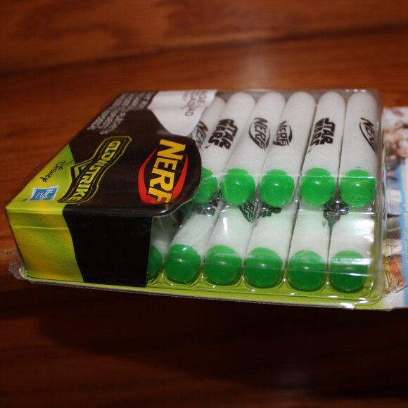 3/$28❤️sealed Star Wars NERF GlowStrike Elite Dart Refill Pack (14 darts) Disney - Picture 3 of 8